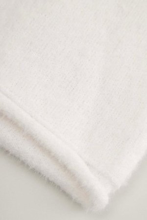 COCCODRILLO šalle ACCESSORIES WINTER GIRL, balts, cm 
