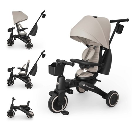 KINDERCRAFT trīsritenis JAZZ 3, smilškrāsas, KRJAZZ03BEG0000 