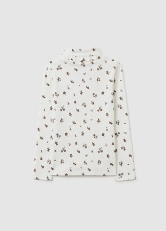 OVS t-krekls ar garām piedurknēm un augsto apkakli, 134 cm, 002487297 