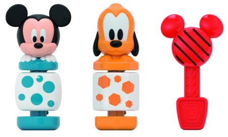 CLEMENTONI bērnu izglītojoša rotaļlietu komplekts Mickey Build & Play, 17814 