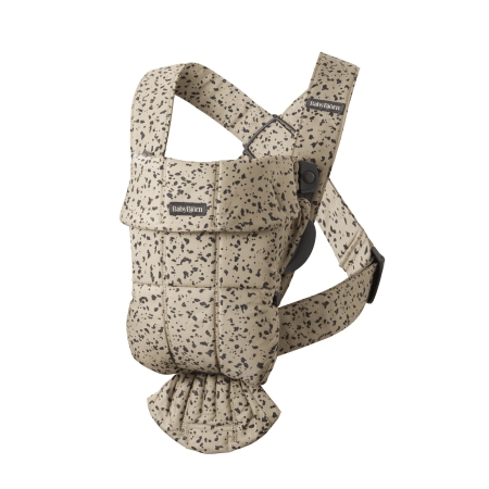 BABYBJÖRN, ķengursoma Mini, Beige/Dark grey, 021038 