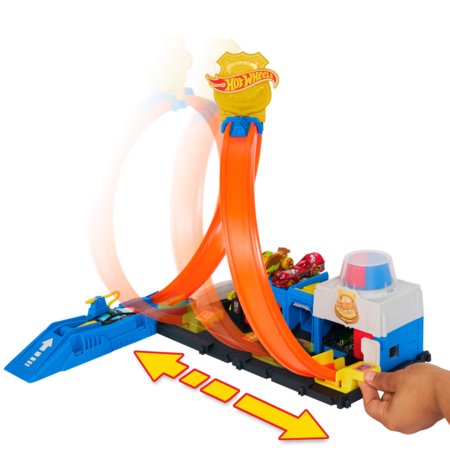 HOT WHEELS trases komplekts ar policijas iecirkņa tematiku, JBM71 