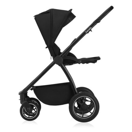 LIONELO universāls ratiņi MERIL 3in1, Black onyx 