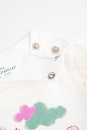 COCCODRILLO krekls ar garām piedurknēm DREAM DIARIES GIRL NEWBORN, krēmveida, WC5143101DGN-003-086, 86 cm 