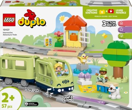 10427 LEGO® DUPLO® Town Interaktīvais piedzīvojumu vilciens 