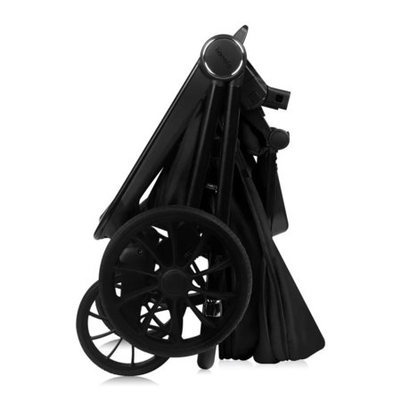 LIONELO universāls ratiņi MIKA PLUS 3in1, Black onyx 