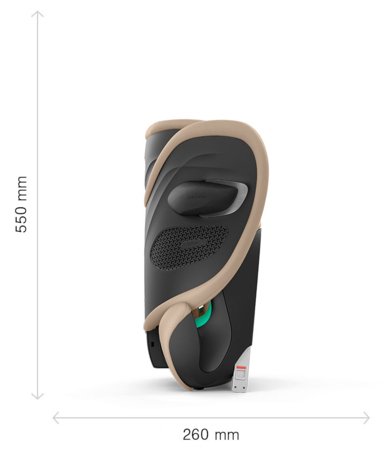 CYBEX autokrēsls SOLUTION G2 I-FIX, 100-150 cm., Fog grey, 524000655 