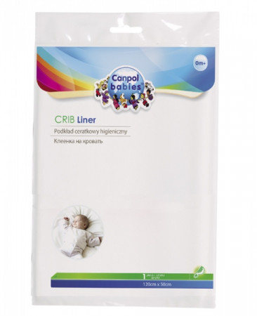 CANPOL BABIES ūdens necaurlaidīga plēve gultiņai, 120x50cm, 10/100 10/100