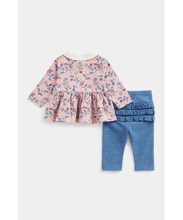 MOTHERCARE t-krekls ar garām piedurknēm un zeķubikses, FB365 644041