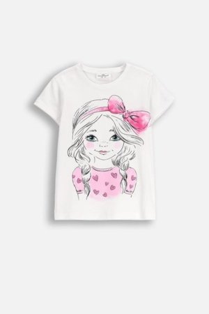 COCCODRILLO t-krekls EVERYDAY GIRL A, balta, ZC5143227VGA-001-098, 98 cm 