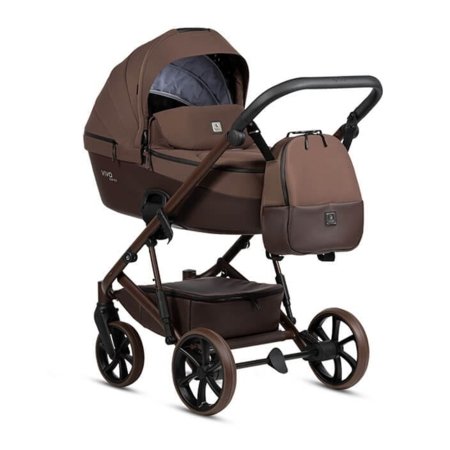 TUTIS universāli ratiņi VIVA 6+ ESSENTIAL 2/1, Espresso, 1612067 