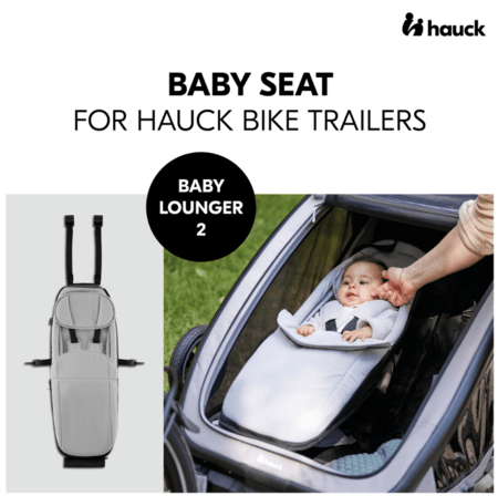 HAUCK ratiņu ieliktnis BABY LOUNGER 2, Grey, 669907 