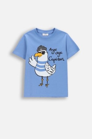 COCCODRILLO t-krekls ar īsam piedurknēm, zili, WC6143206VBB-014-122, 122 izmērs 