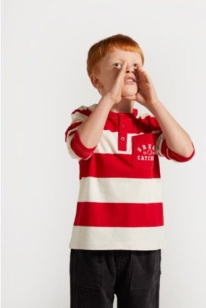 COCCODRILLO t-krekls ar īsam piedurknēm ACADEMY BOY KIDS, sarkans, ZC4143101ABK-009-092, 92 cm 