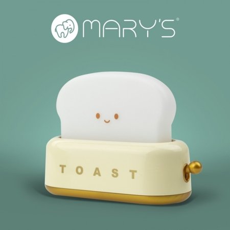 MARY'S LED naktslampiņa TOASTER, Yellow, MW20722 