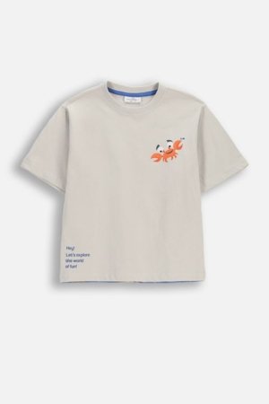 COCCODRILLO t-krekls ar īsam piedurknēm, pelēki, WC6143204RBK-019-098, 98 cm 