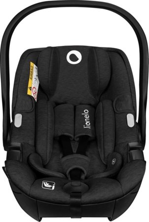 LIONELO autokrēsls ar ISOFIX pamatni MOXIE I-SIZE, Black carbon, 40-87 cm. 