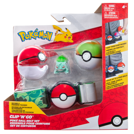 POKEMON “Clip ’n’ Go” josta ar Poké Ball – Bulbasaur, PKW2715 
