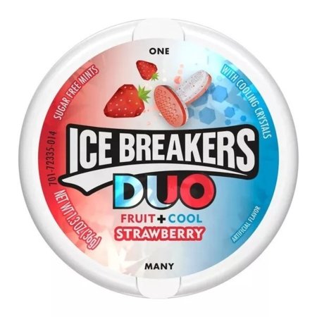 ICE BREAKERS DUO pastilas STRAWBERRY, 36 g., AMER1226 