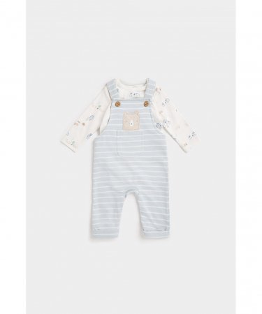 MOTHERCARE bodijs ar garām piedurknēm + kombinezons, CB763 606352