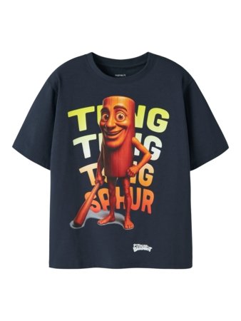 NAME IT BRAINROT t-krekls ar īsam piedurknēm, 13260402-282D3C, 