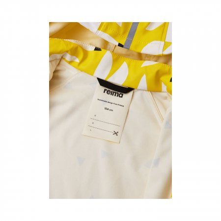 REIMA ūdensnecaurlaidīga jaka VESI, dzeltena, 5100025A-2351 5100025A-2351-134