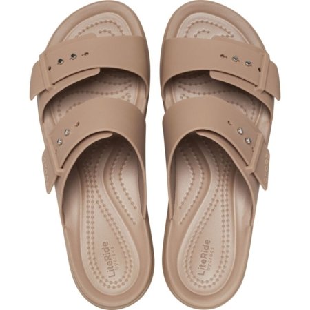 CROCS sandales BROOKLYN BUCKLE LOW smilšu krāsa, 207431-2Q9 42,5 izmērs 
