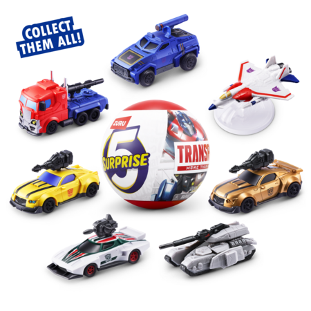 5 SURPRISE miniatūru komplekts Transformers, sortiments, 77687GQ2 