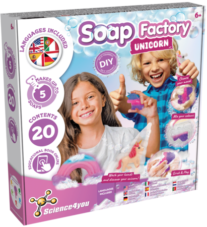 SCIENCE4YOU eksperimentu komplekts SOAP FACTORY UNICORN, 80005159 