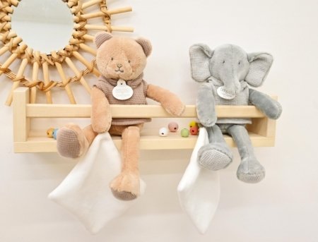 DOUDOU ET COMPAGNIE miega rotaļu lācis 25cm, DC4187 