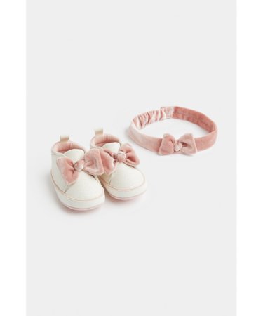 MOTHERCARE tekstila apavi, galvas saite , FE438 