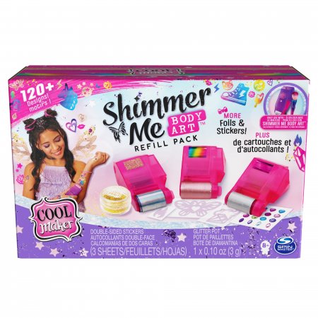 COOL MAKER Shimmer Me radošais komplekts - tetovējumi, 6061176 6061176