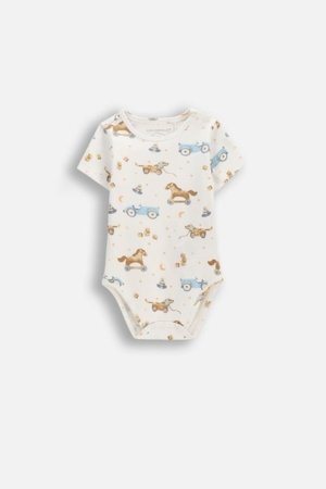 COCCODRILLO bodijs ar īsam piedurknēm, smilšu krāsa, izmērs 