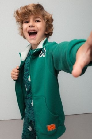 COCCODRILLO džemperis, zaļš, ZC5132201YBK-011-110, 110 cm 