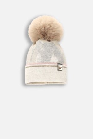 COCCODRILLO cepure ACCESSORIES WINTER GIRL, beige, ZC4364301AWG-002-054, 54 cm 