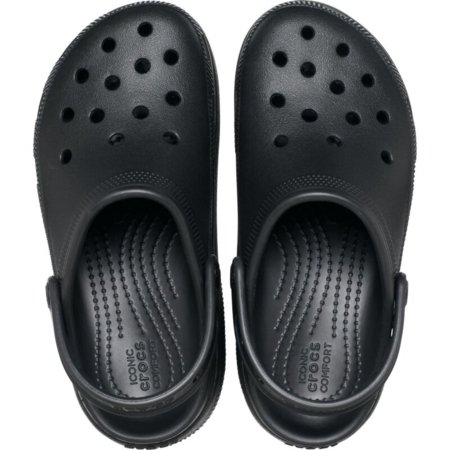 CROCS krokši FUZZ SCUFF melni, 207708-001 29 izmērs 