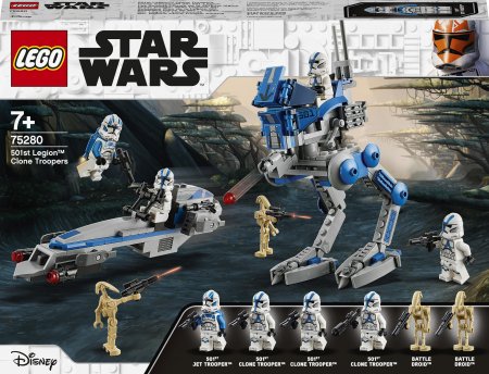 75280 LEGO® Star Wars™ 501. leģiona Clone Trooper kareivji 75280