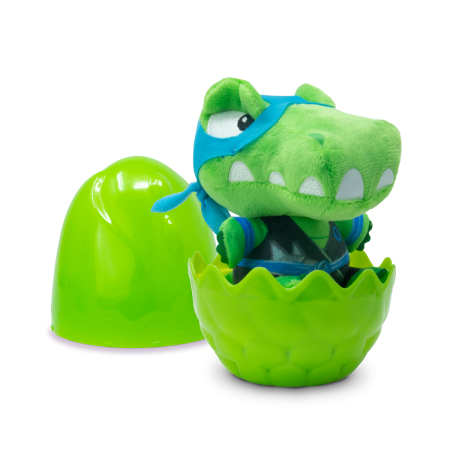 CRACKIN EGGS mini plīša rūcošs  dinozaurs T-Rex Ninja, sortiments, SK018D2 