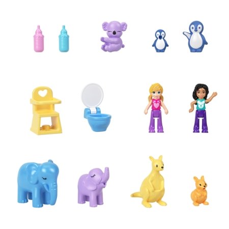 POLLY POCKET komplekts  - ķengurs, HKV50 HKV50