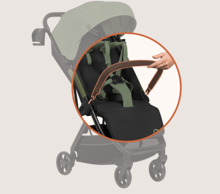 LIONELO ratiņi JULIE AIR, Green sage, LO-JULIE AIR 