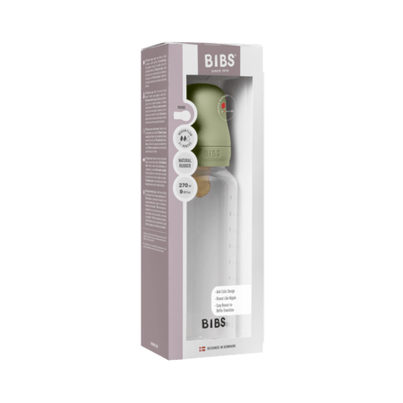 BIBS barošanas pudele, 270 ml., Sage 