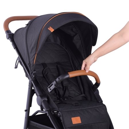 BABYTROLD ratiņi MALAGA, Black, 13-51SN 