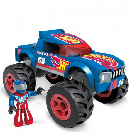 MEGA CONSTRUX HOT WHEELS monster truck sacensību mašīna, HDJ93 HDJ93