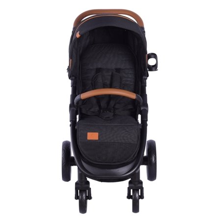 BABYTROLD ratiņi MALAGA, Black, 13-51SN 