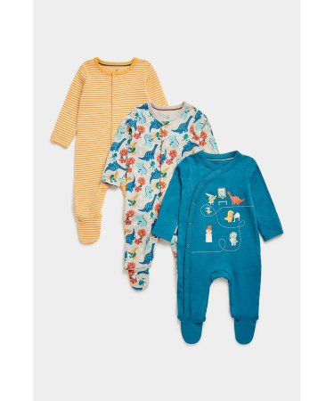 MOTHERCARE zīdaiņu kombinezons 3 gab., FB449 650783