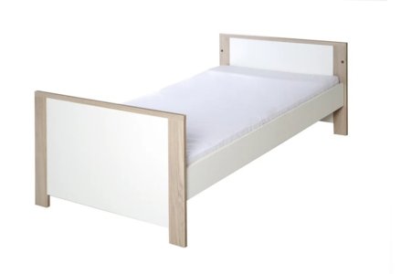 ROBA pārveidojama gulta OLAF, 70x140 cm., White/Luna elm, 1911777 