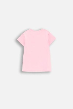 COCCODRILLO krekls ar īsām piedurknēm DREAM DIARIES GIRL NEWBORN, rozā, WC5143201DGN-007-086, 86 cm 