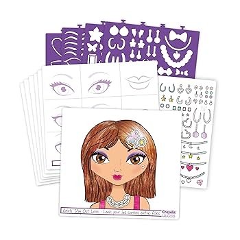 CRAYOLA krāsošanas komplekts Make-up Sketch, 04-1055 