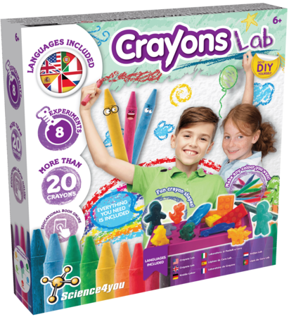 SCIENCE4YOU eksperimentu komplekts CRAYONS LAB, 80005157 