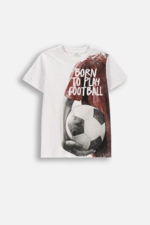 COCCODRILLO t-krekls ar īsam piedurknēm, balti, WC6143209VBB-001-152, 152 izmērs 